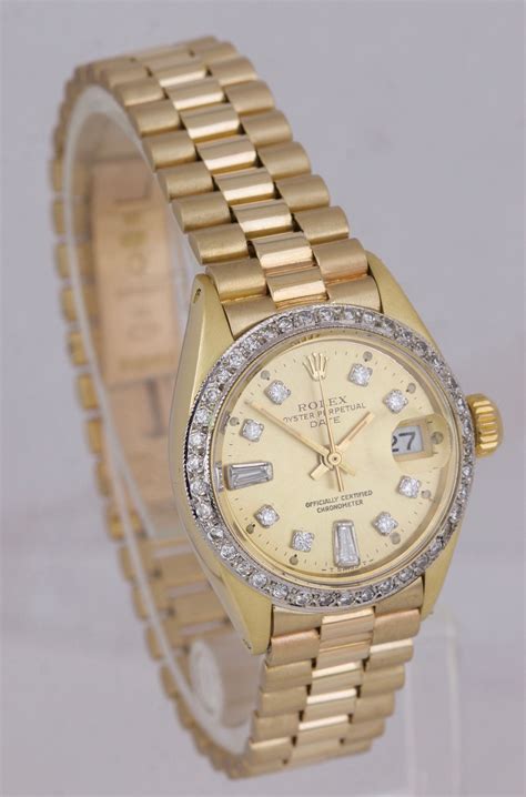 ladies rolex presidential gold|18k gold ladies rolex watch.